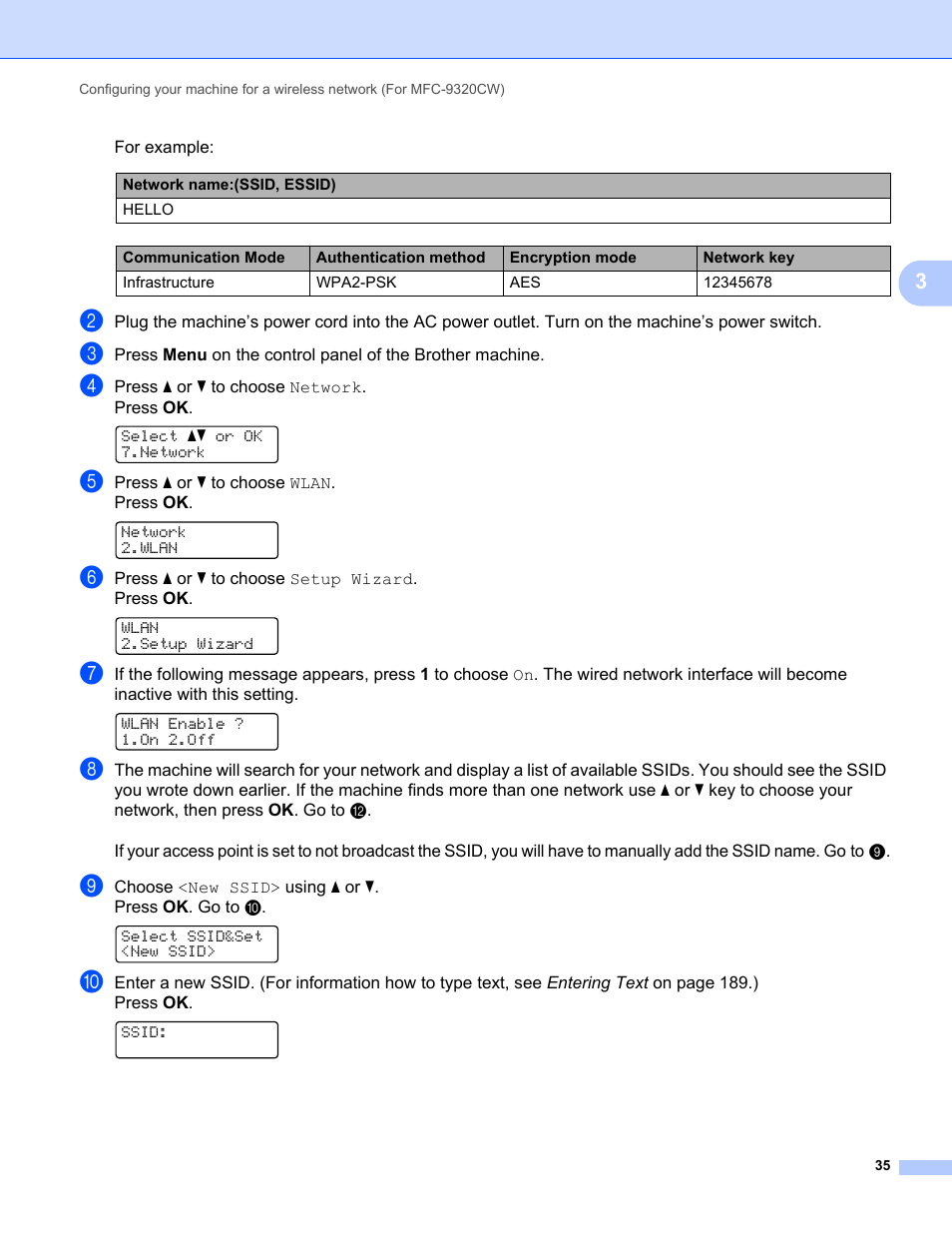 Brother MFC-9320CW User Manual | Page 46 / 203