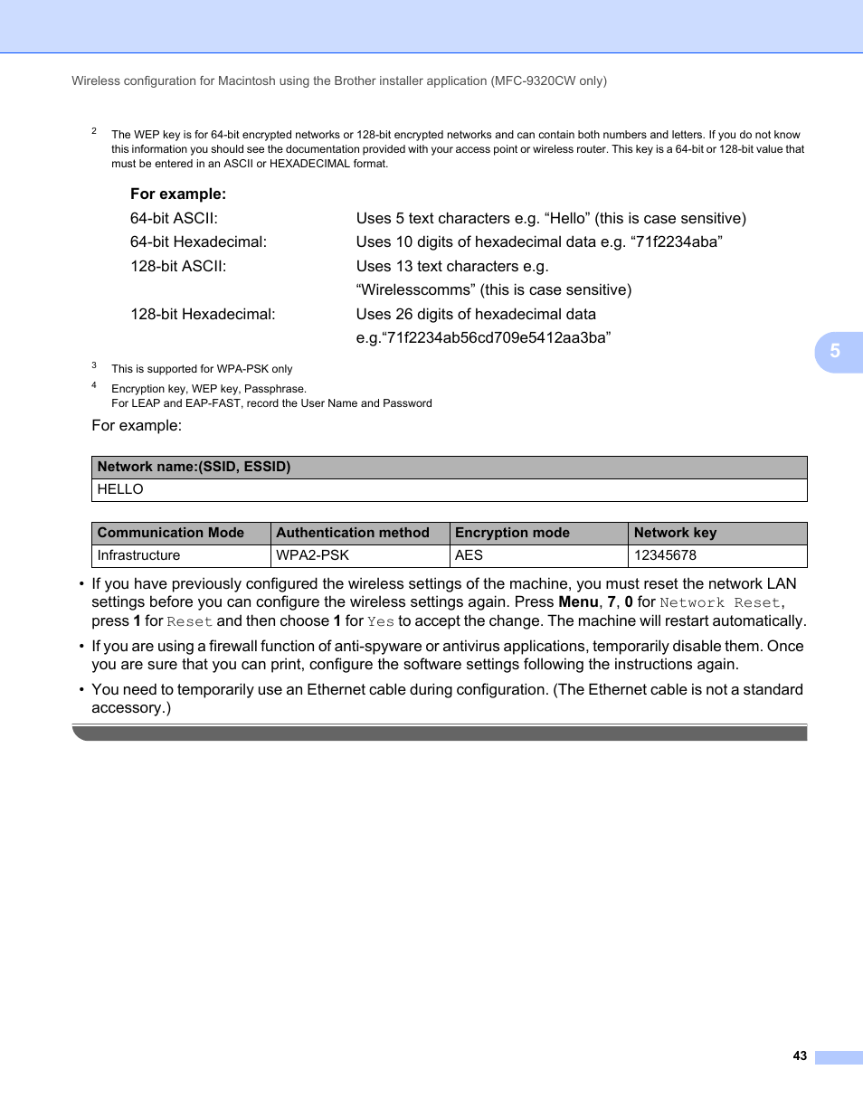 Brother MFC-9320CW User Manual | Page 54 / 203