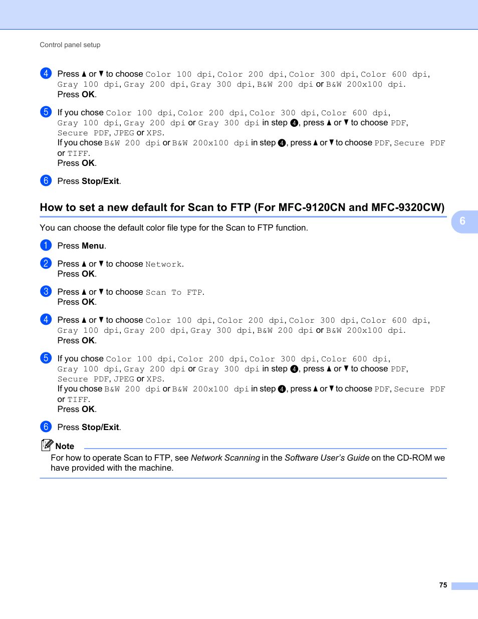 Brother MFC-9320CW User Manual | Page 86 / 203