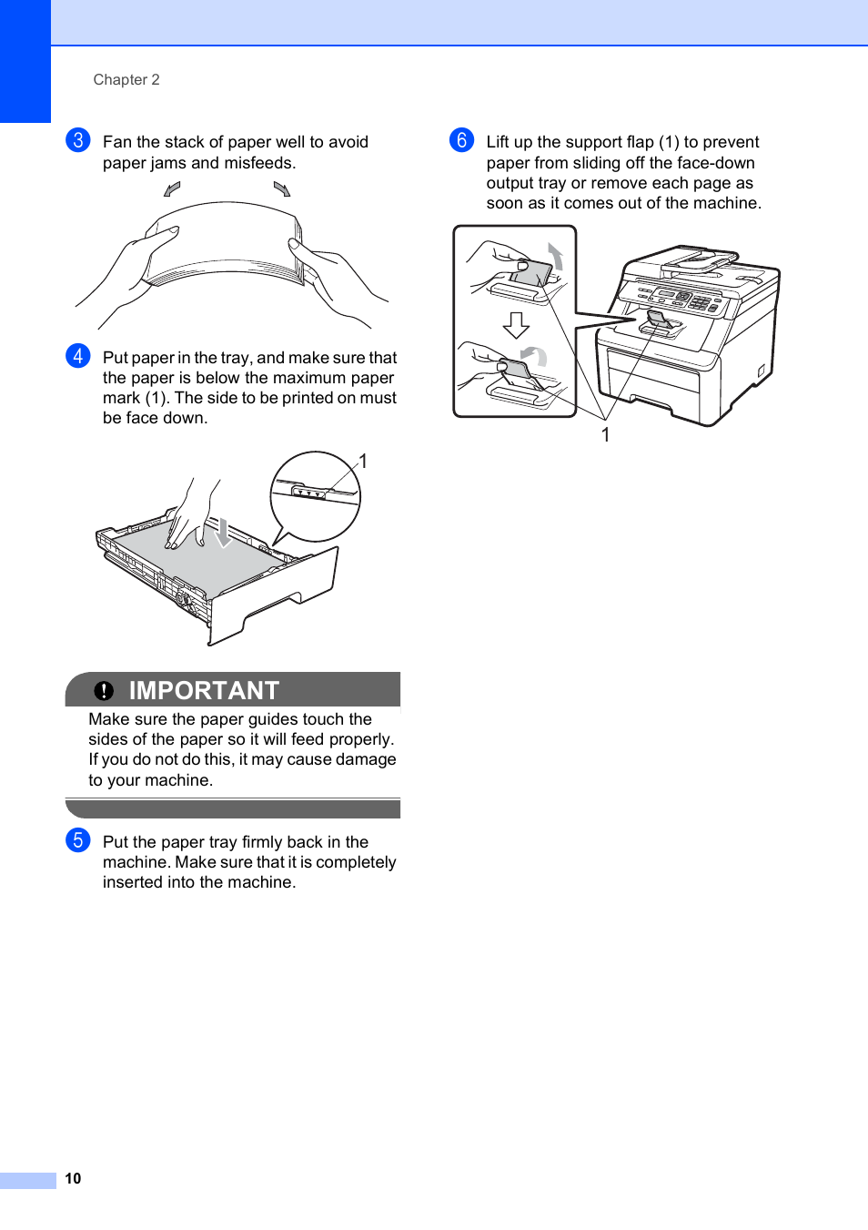 Important | Brother MFC-9010CN User Manual | Page 22 / 148