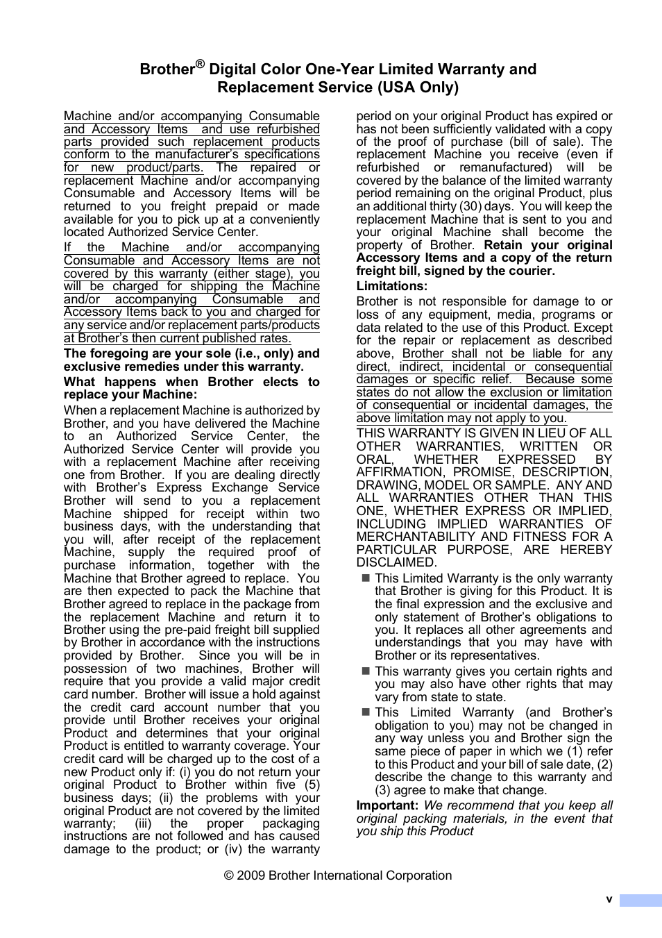 Brother | Brother MFC-9010CN User Manual | Page 7 / 148