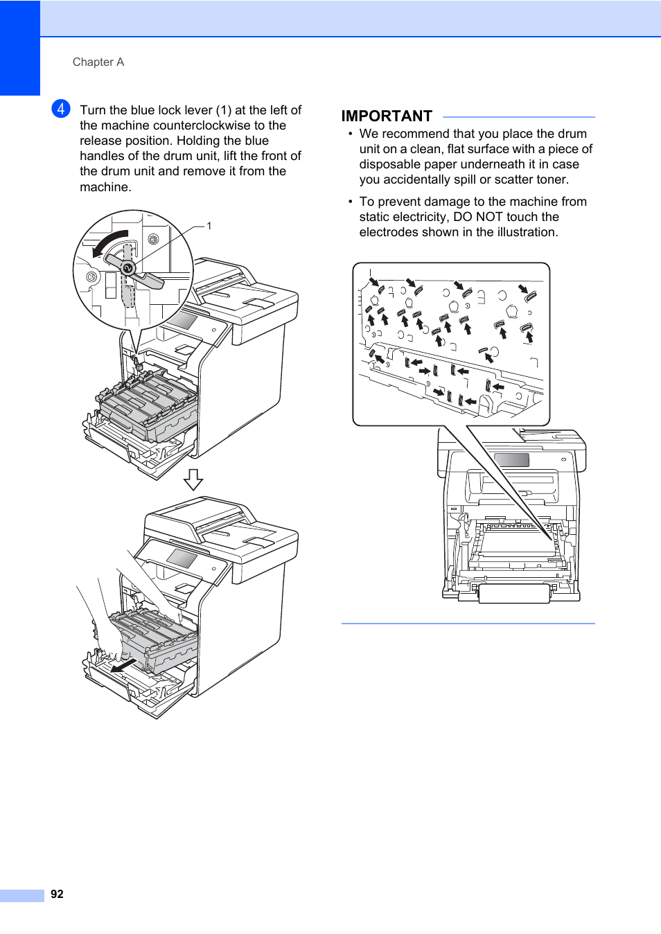 Important | Brother MFC-L8600CDW User Manual | Page 104 / 243