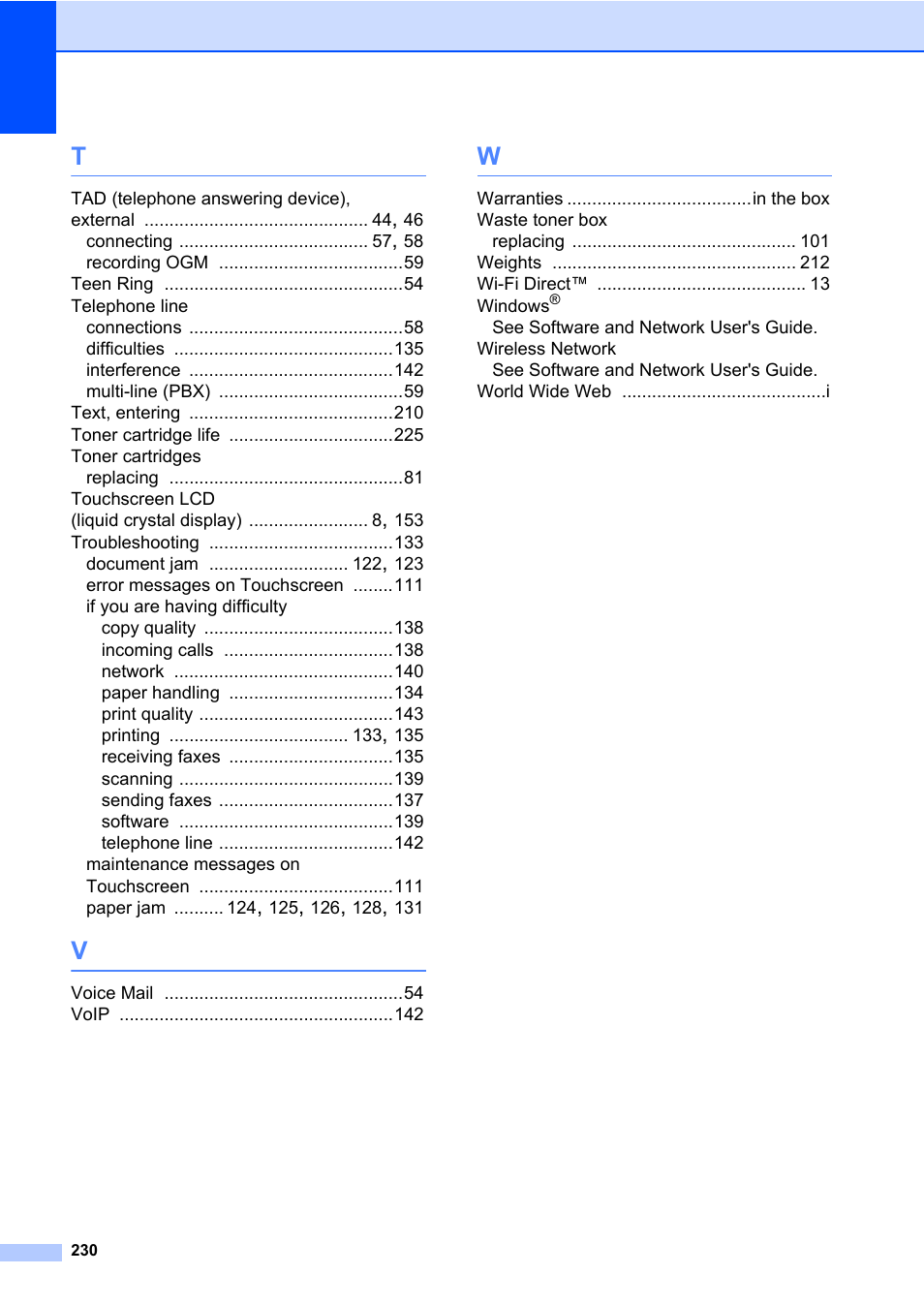 Brother MFC-L8600CDW User Manual | Page 242 / 243