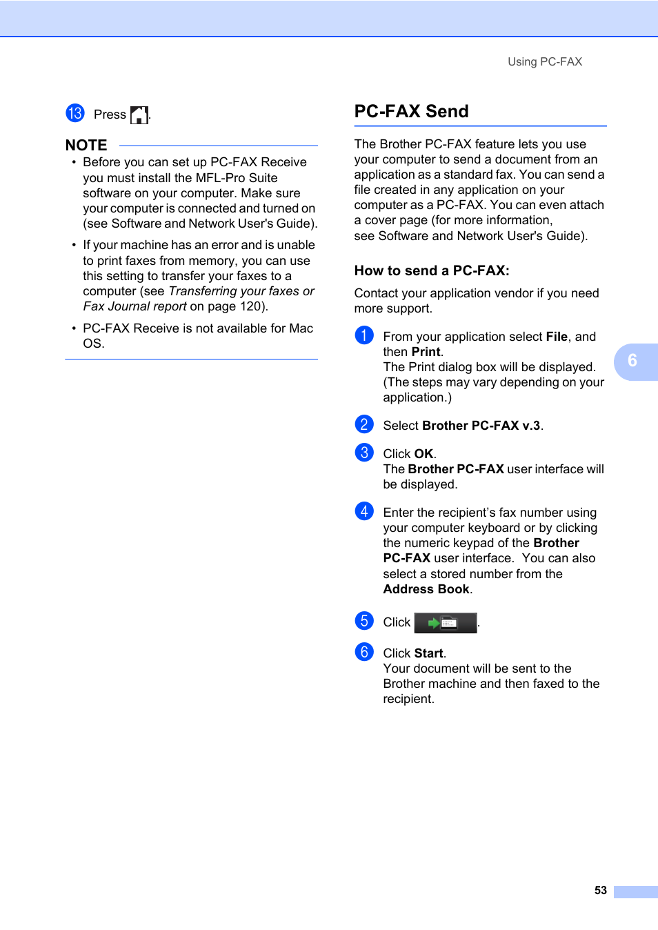 Pc-fax send, How to send a pc-fax | Brother MFC-L8600CDW User Manual | Page 65 / 243