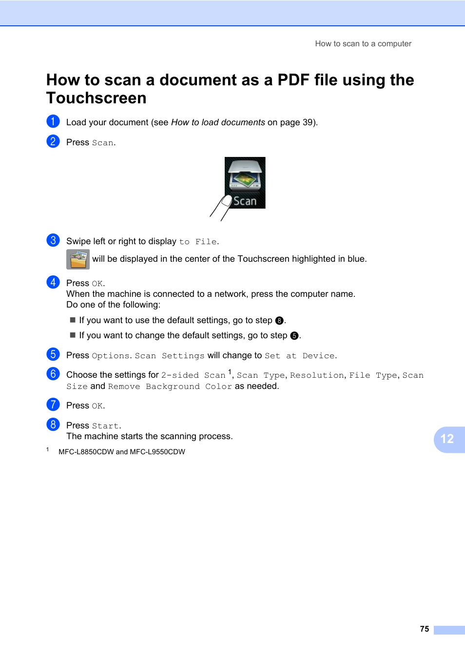 Brother MFC-L8600CDW User Manual | Page 87 / 243