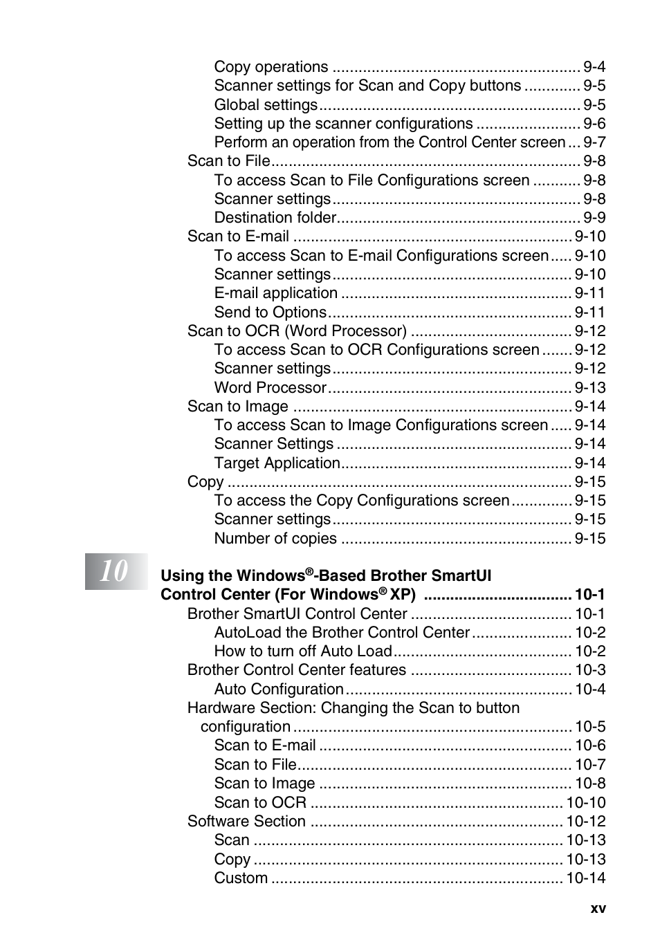 Brother DCP-8020 User Manual | Page 17 / 282