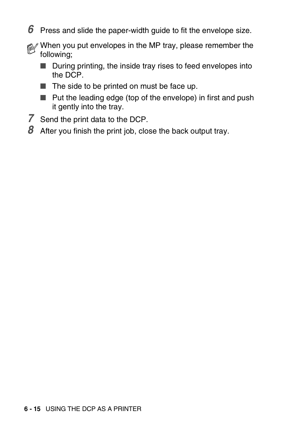 Brother DCP-8020 User Manual | Page 92 / 282