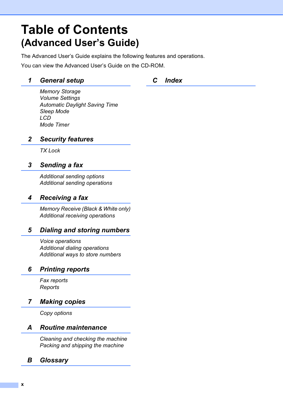 Brother MFC-J245 User Manual | Page 12 / 131