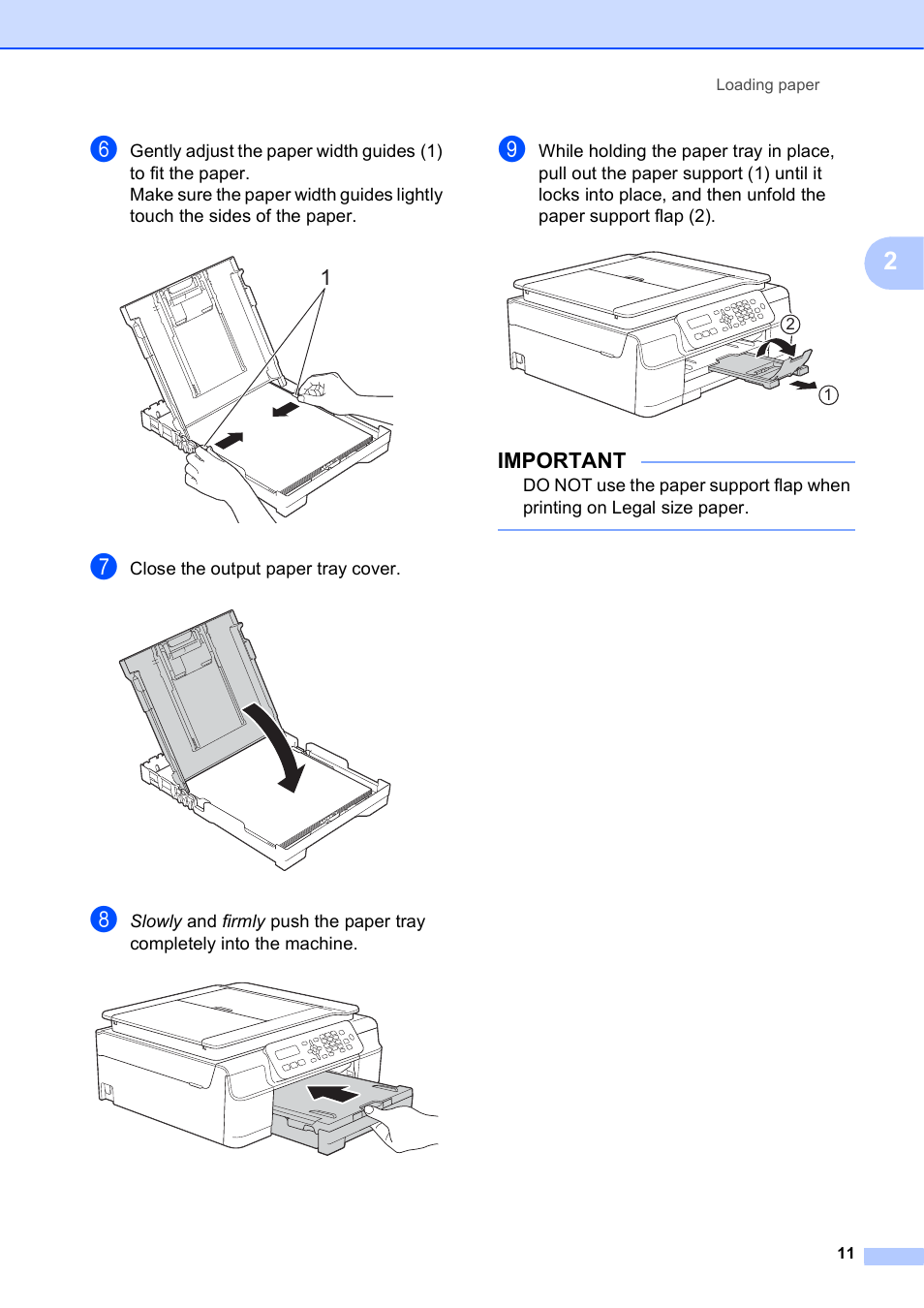 Important | Brother MFC-J245 User Manual | Page 23 / 131