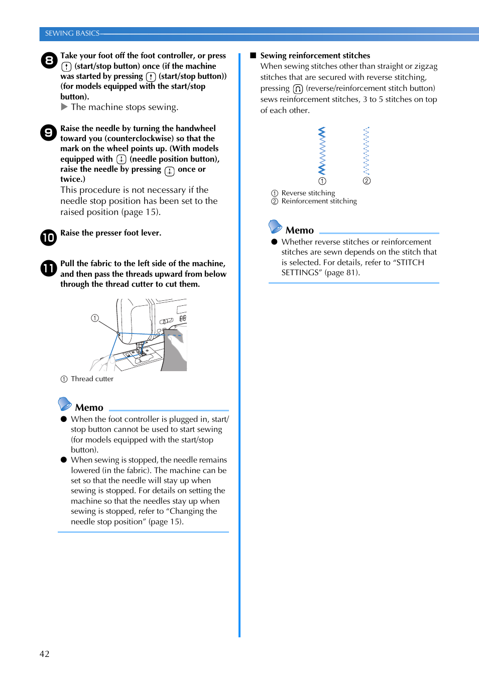 Brother SQ9185 User Manual | Page 44 / 116