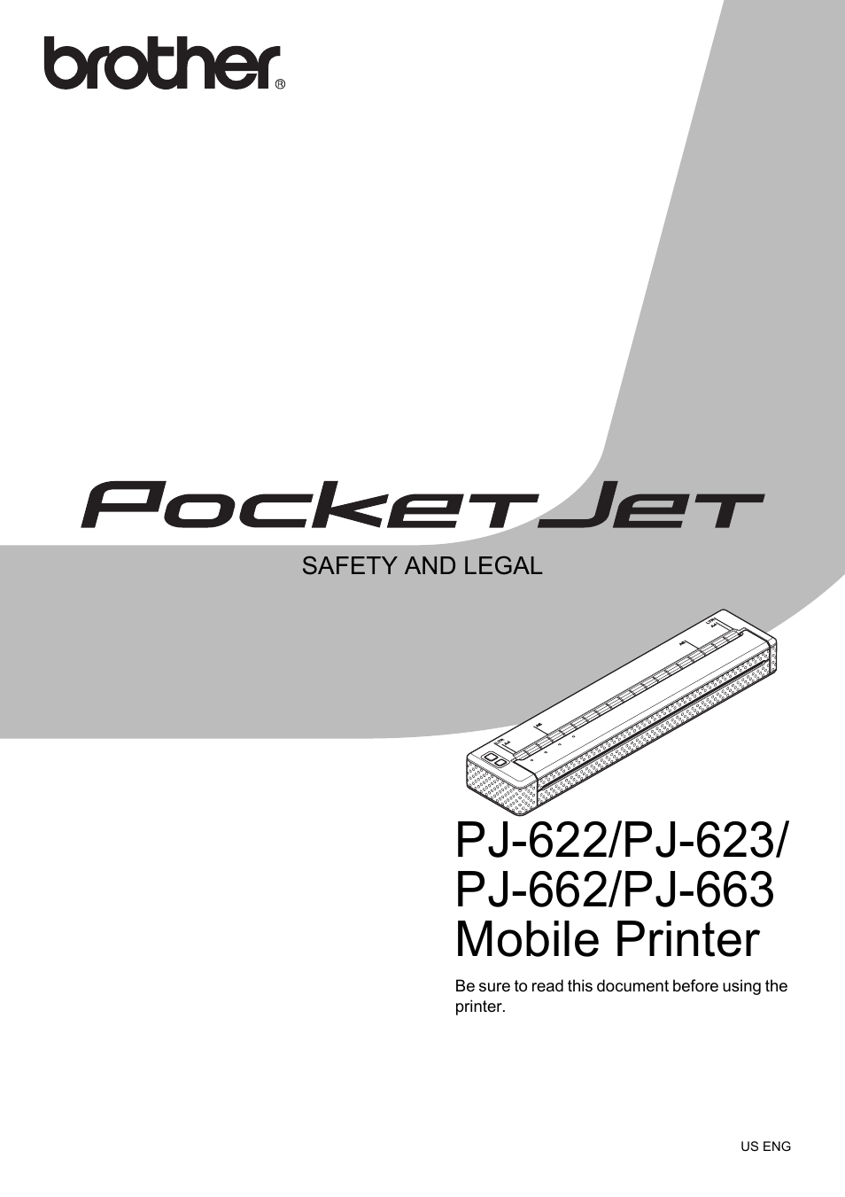 Brother Pocket Jet6Plus PJ-623 User Manual | 13 pages