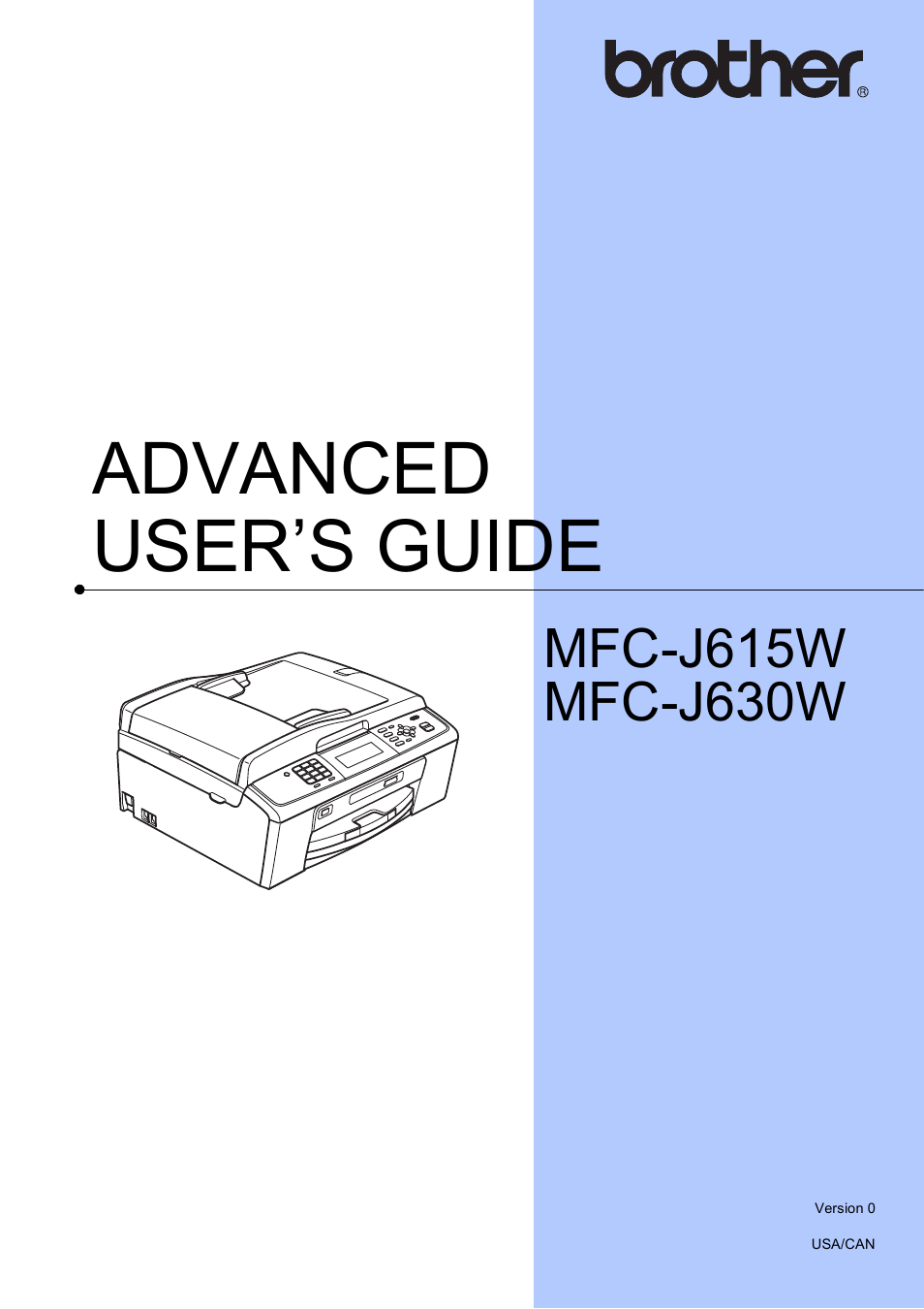 Brother MFC-J615W User Manual | 79 pages