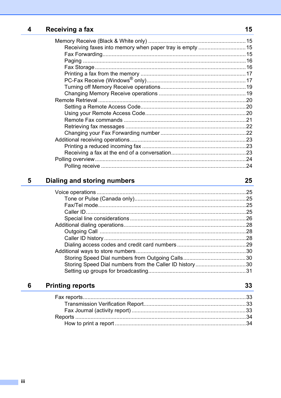 Brother MFC-J615W User Manual | Page 4 / 79