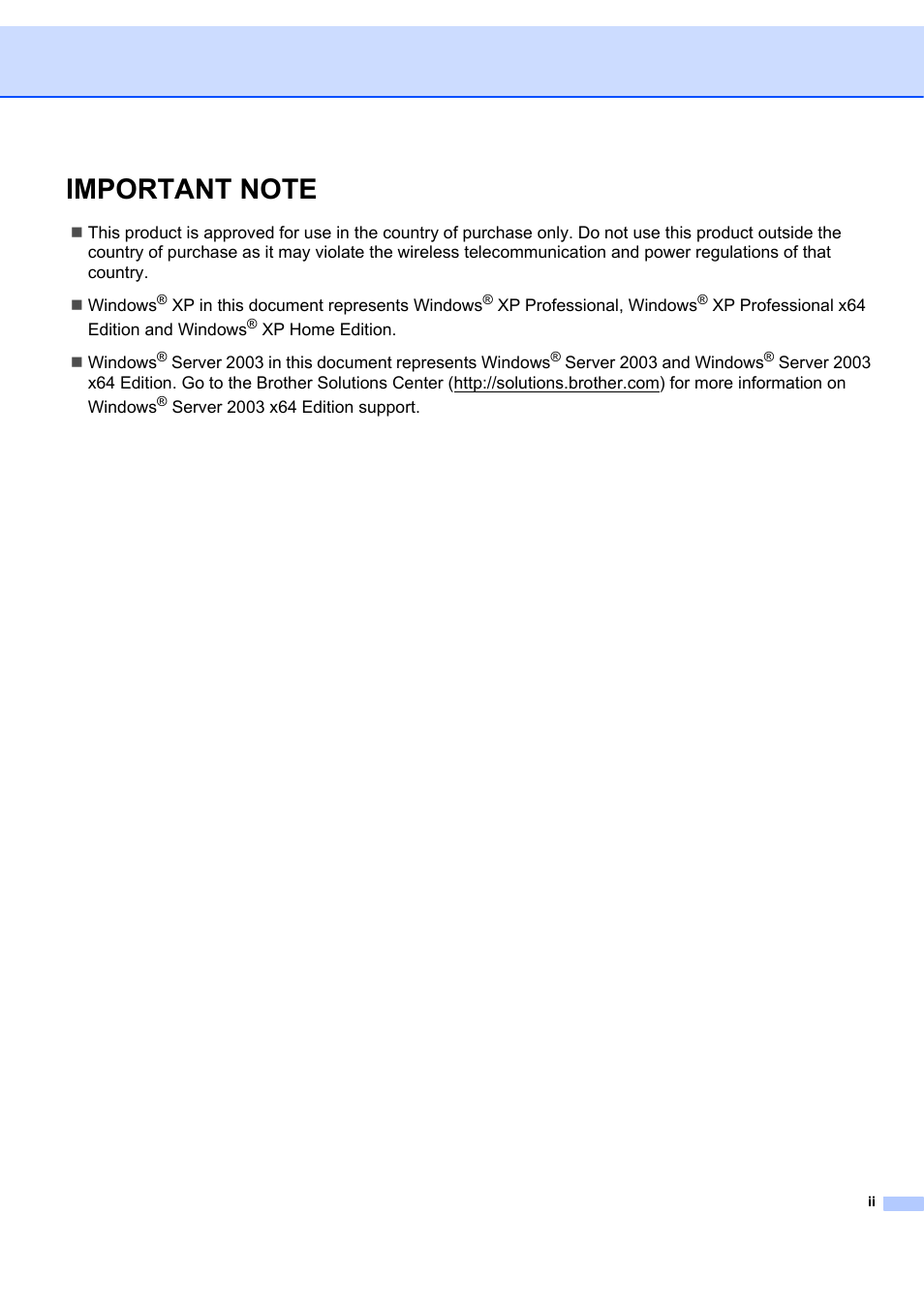 Brother MFC 7840W User Manual | Page 3 / 67