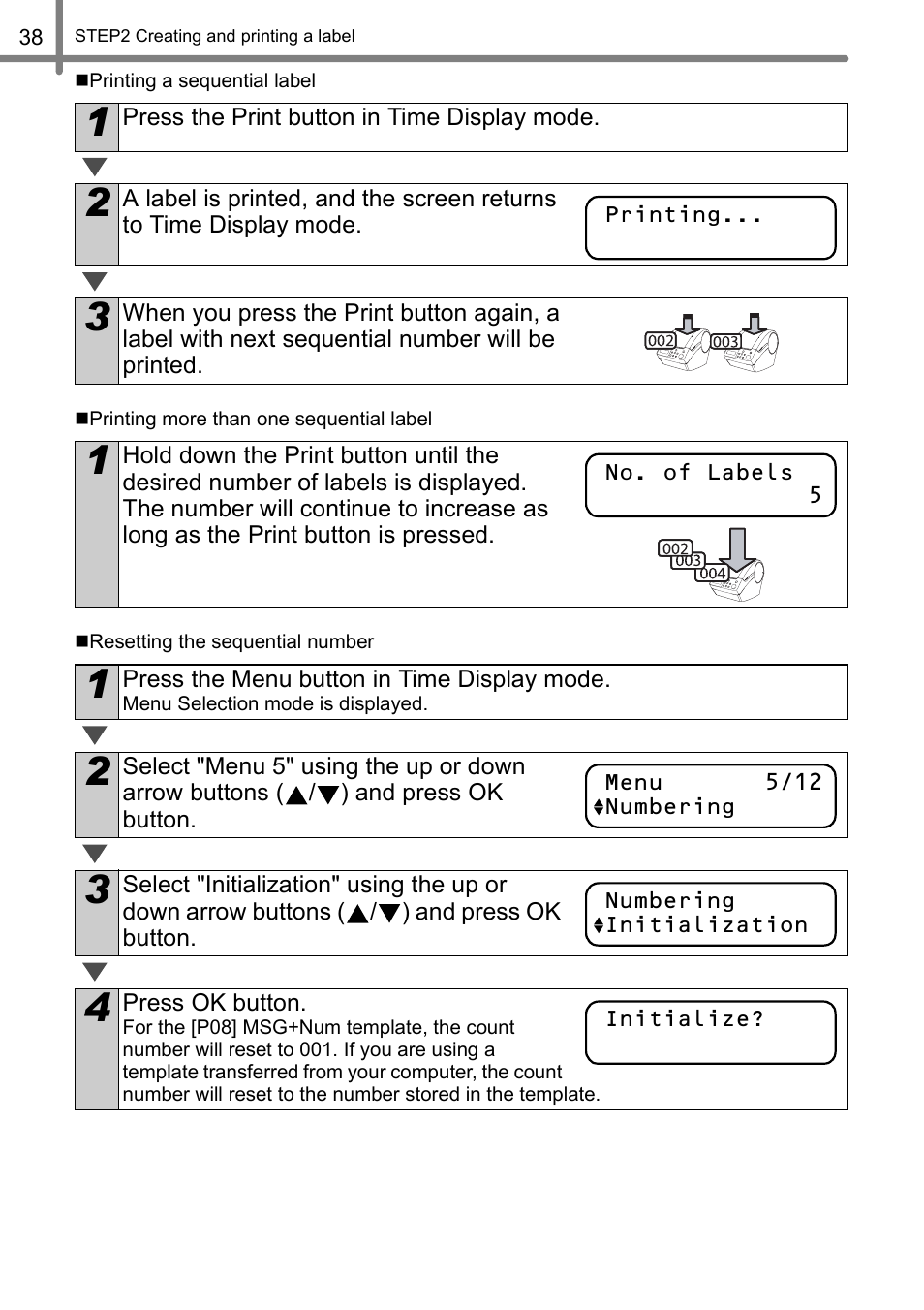 Brother QL-650TD User Manual | Page 38 / 121