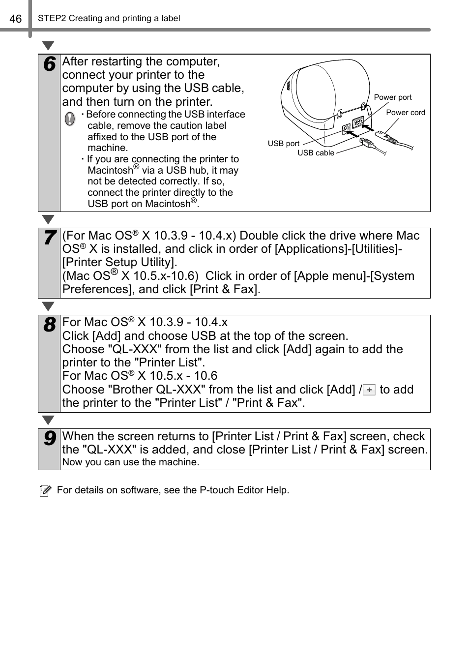 Brother QL-650TD User Manual | Page 46 / 121