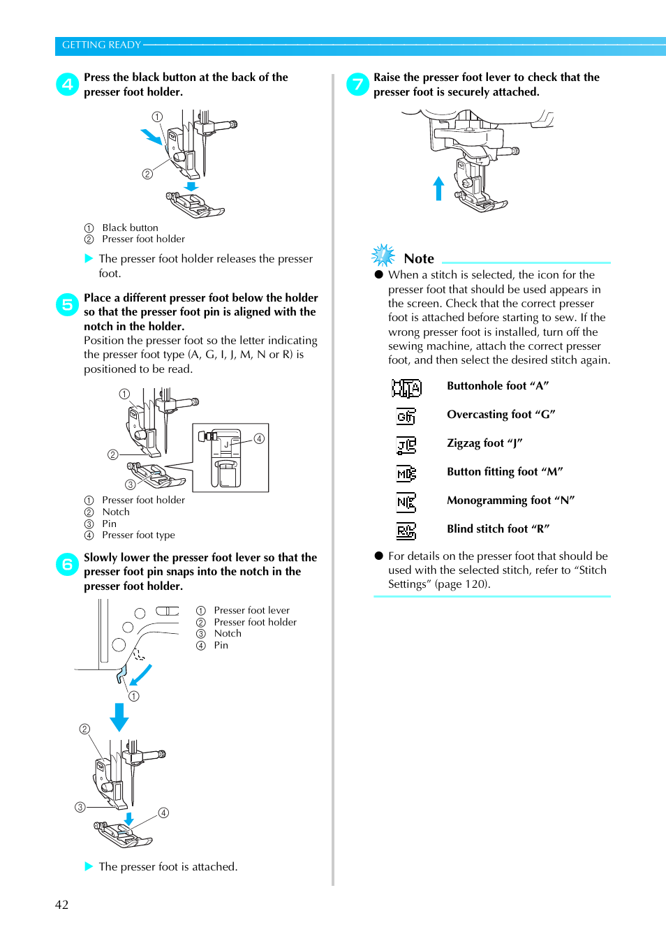 Brother Innov-is 85e User Manual | Page 44 / 152