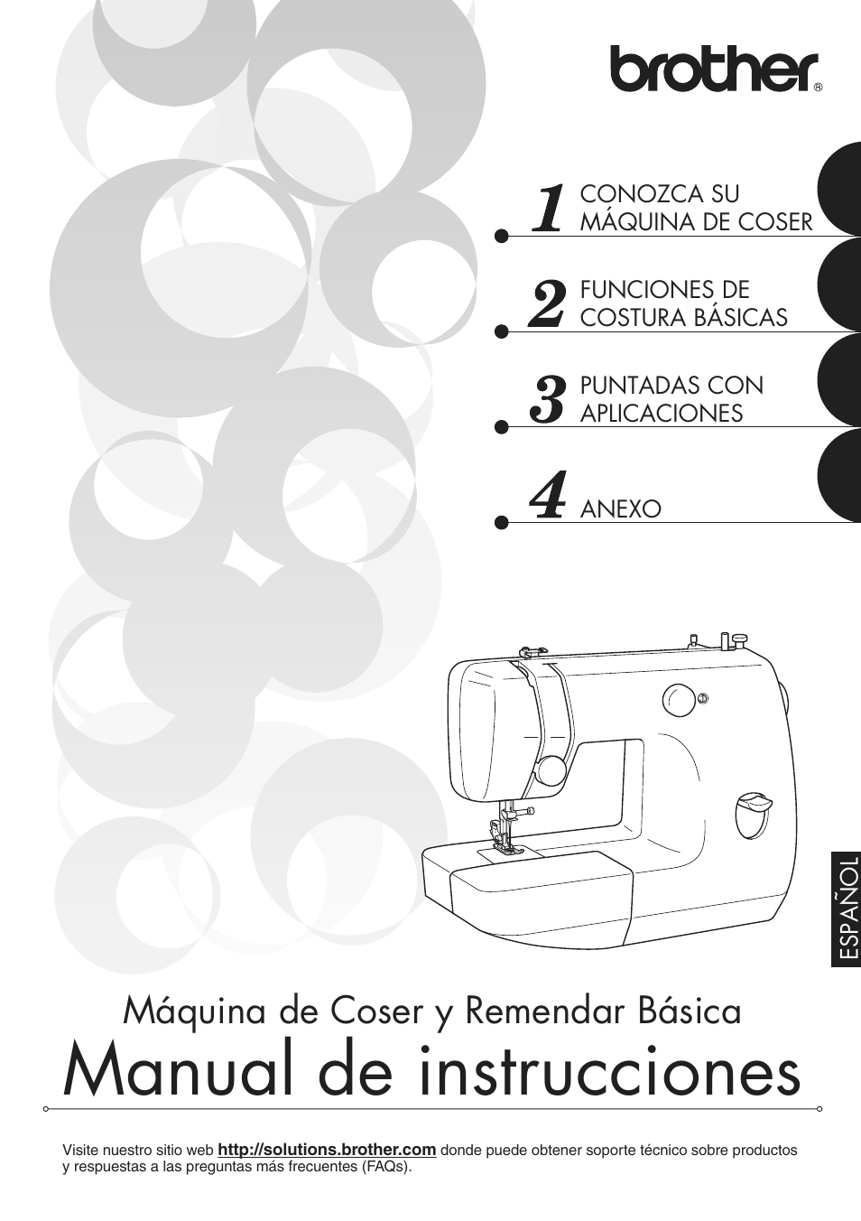 Manual de instrucciones, Máquina de coser y remendar básica | Brother LX-3125 User Manual | Page 49 / 96