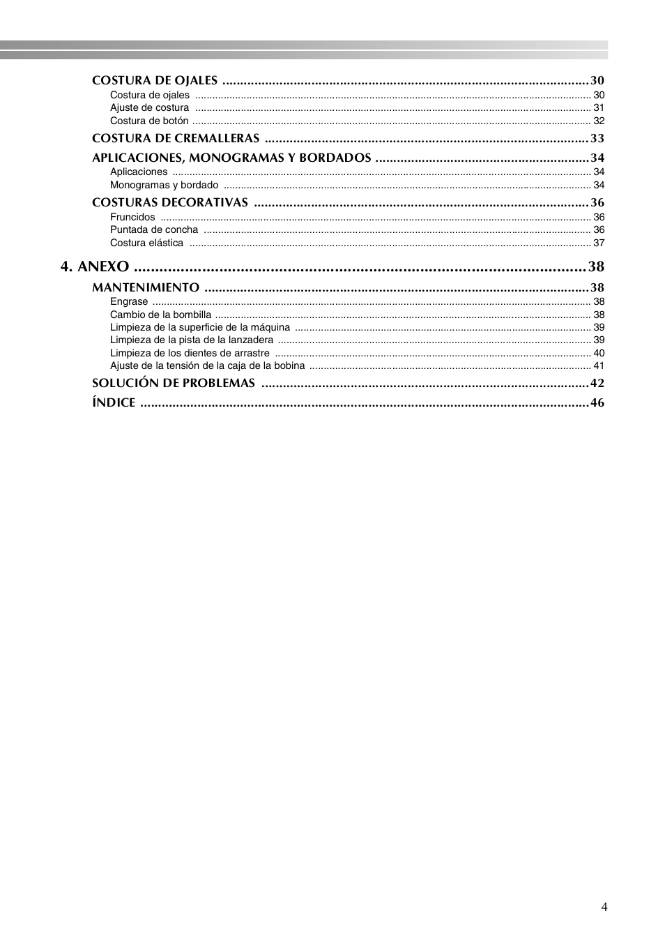 Anexo | Brother LX-3125 User Manual | Page 53 / 96