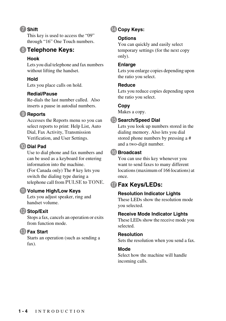Brother MFC-8500 User Manual | Page 26 / 234