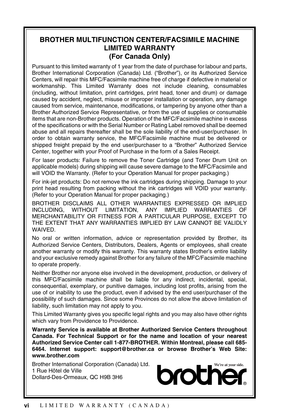 Brother MFC-8500 User Manual | Page 8 / 234