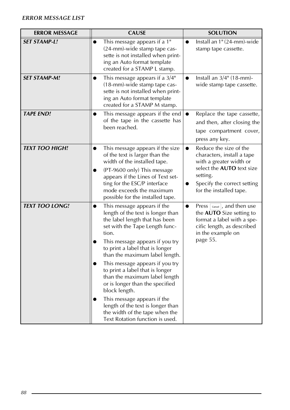 Brother PT-3600 User Manual | Page 100 / 212