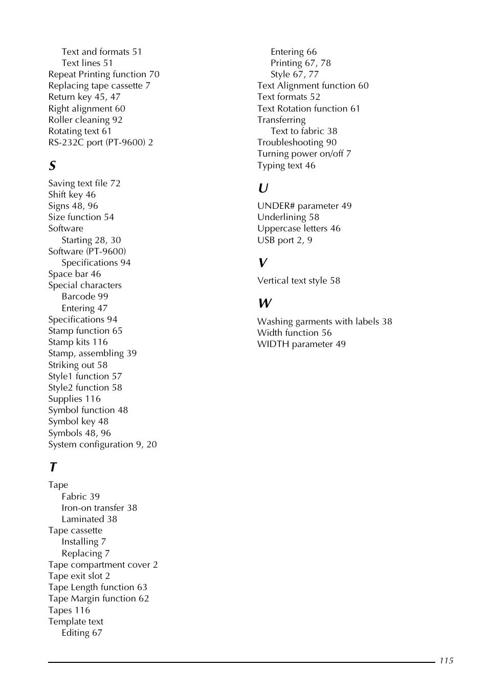 Brother PT-3600 User Manual | Page 127 / 212