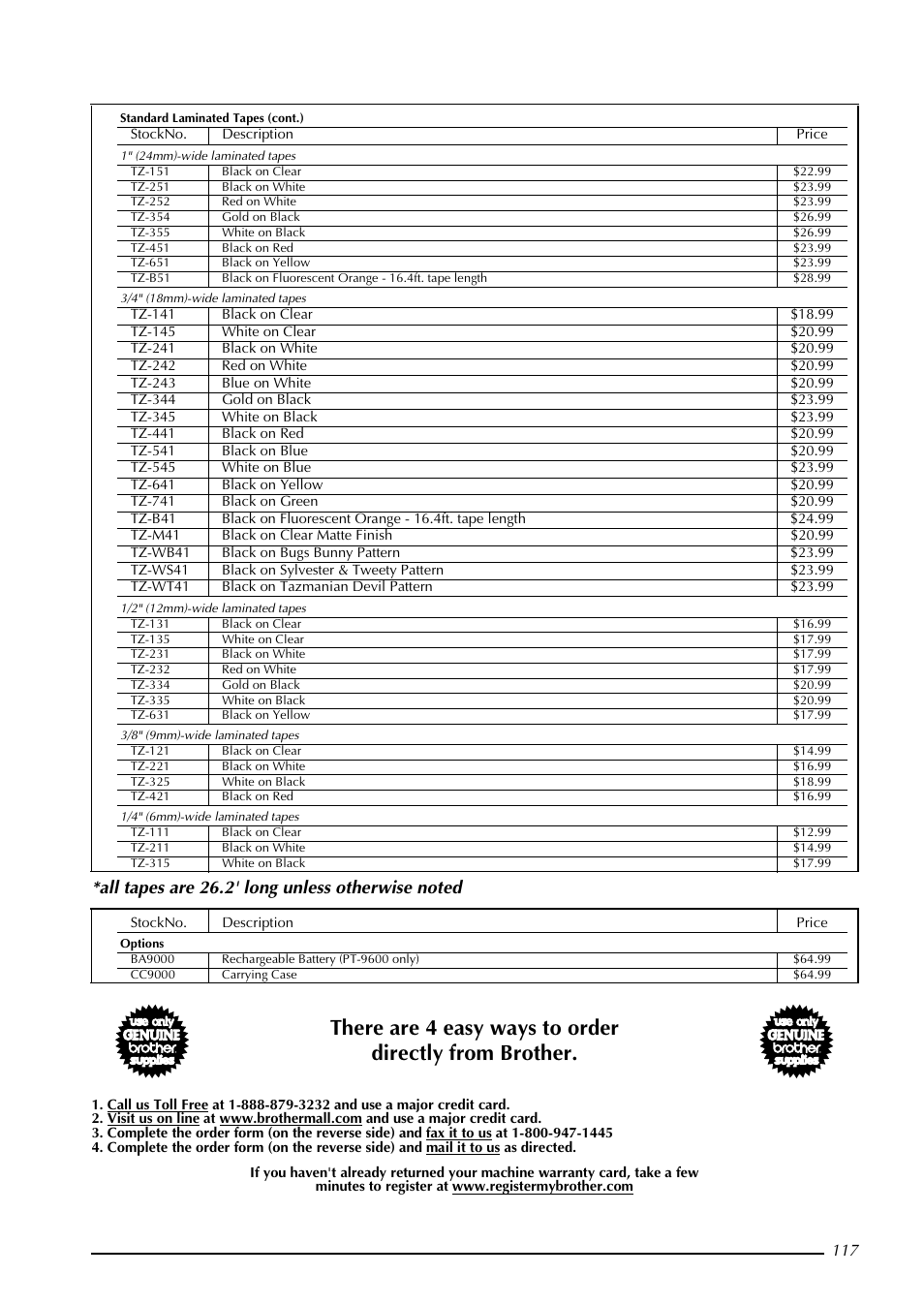 Brother PT-3600 User Manual | Page 129 / 212