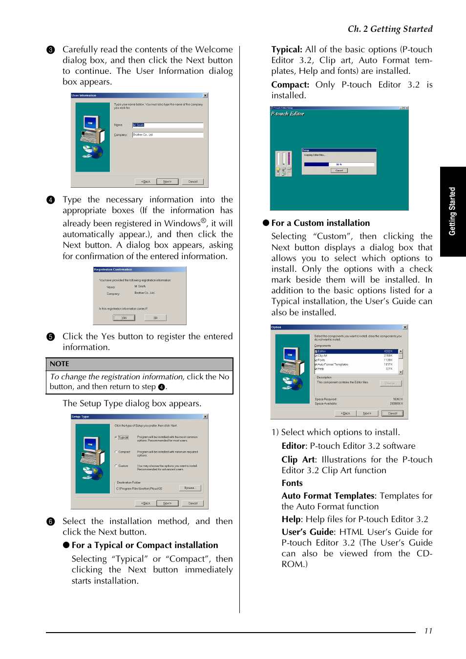 Brother PT-3600 User Manual | Page 23 / 212