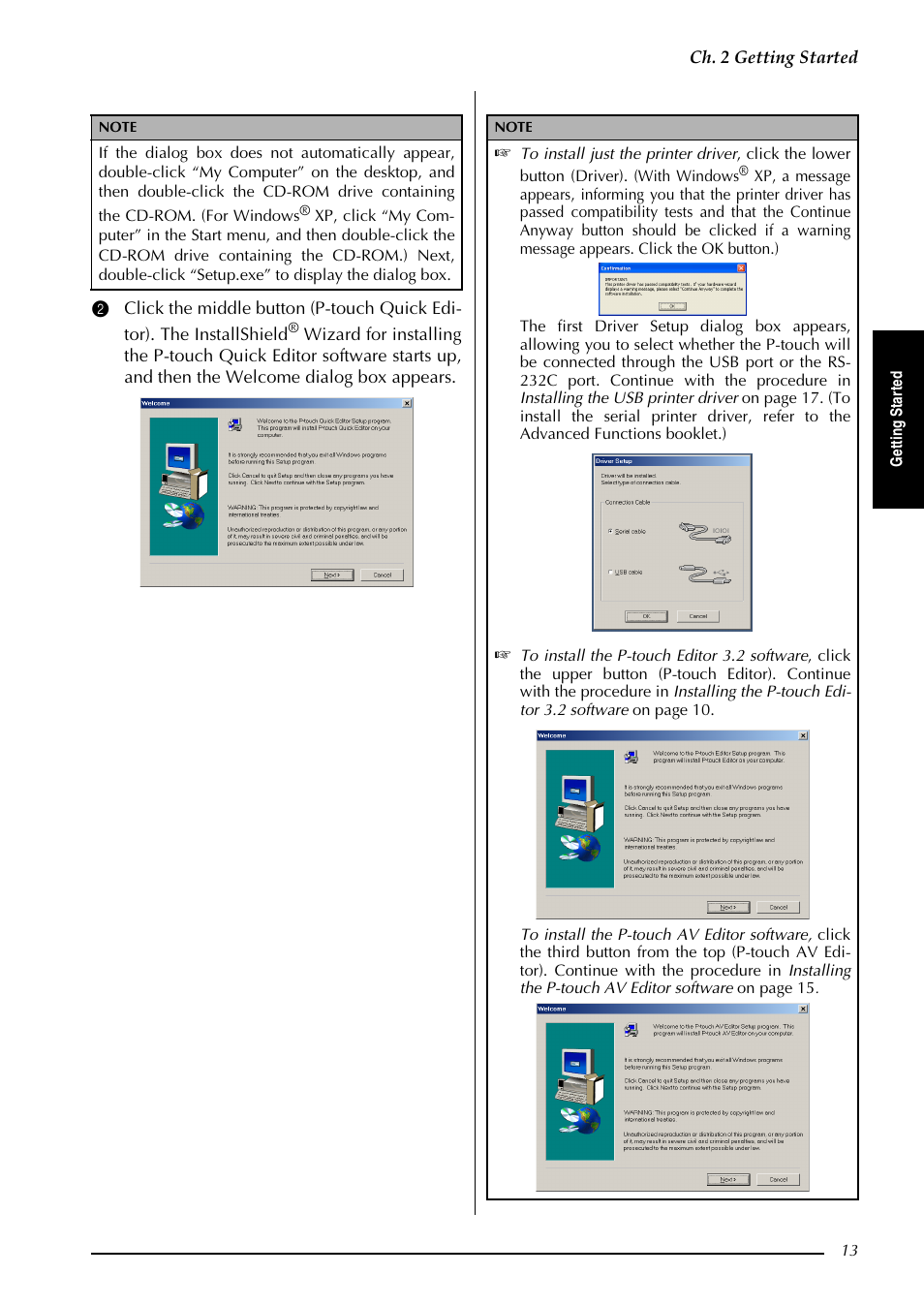 Brother PT-3600 User Manual | Page 25 / 212