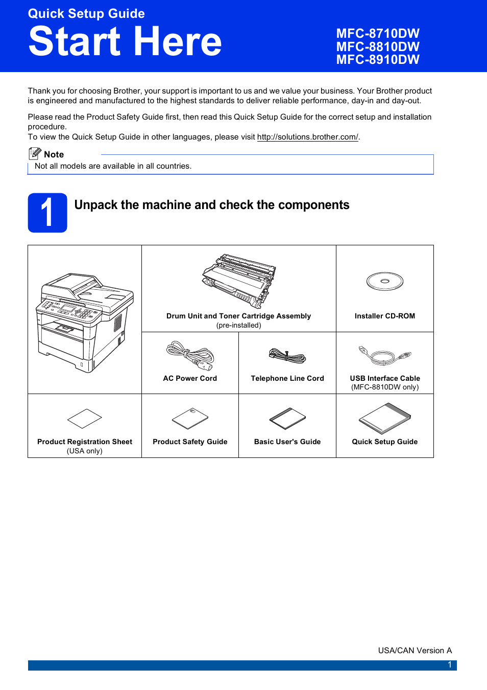 Brother MFC-8710DW User Manual | 44 pages