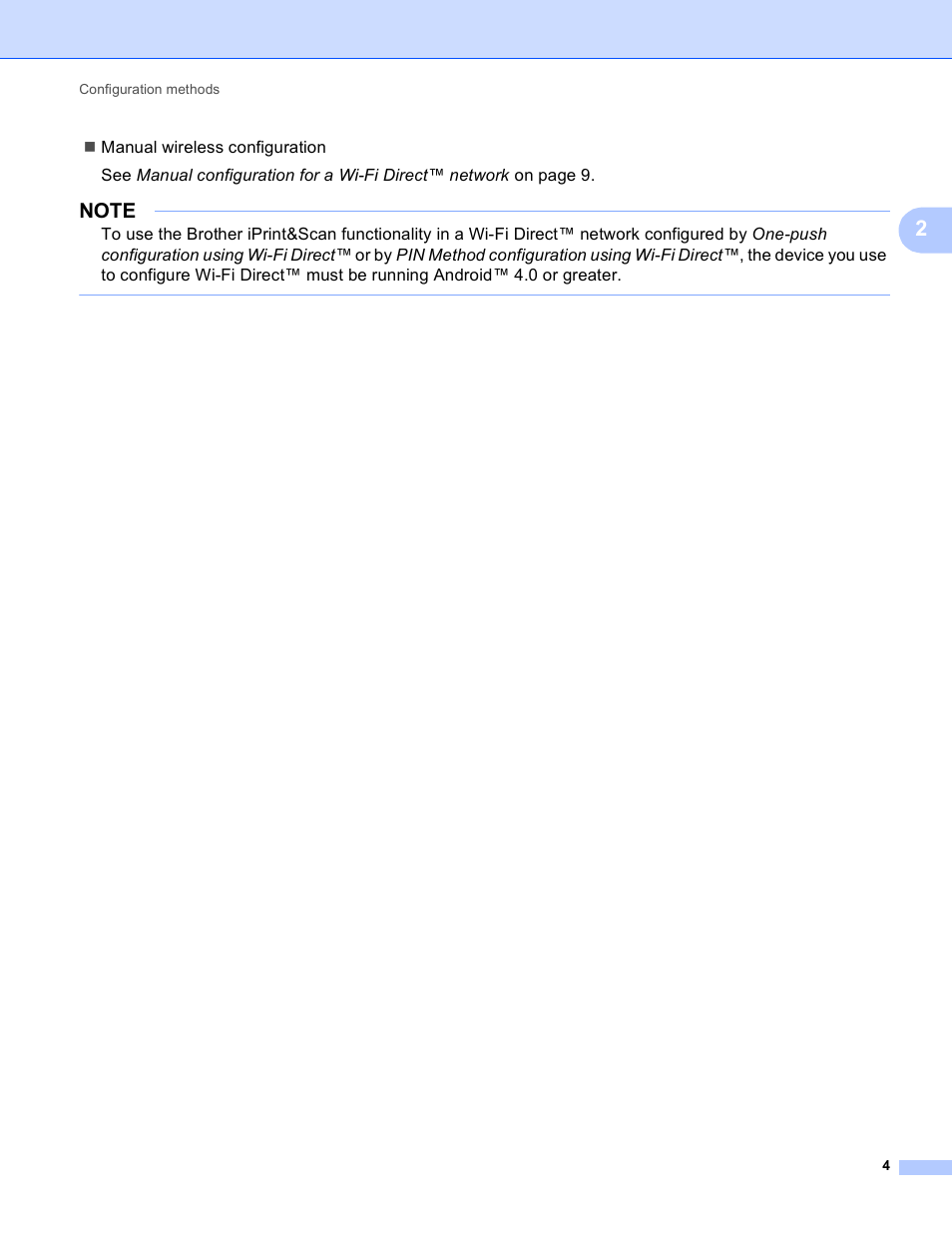 Ee manual wireless configuration | Brother MFC-J875DW User Manual | Page 7 / 18