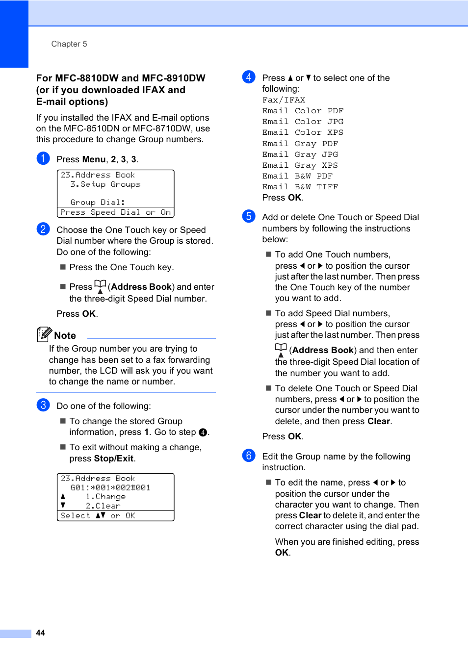 Brother MFC-8710DW User Manual | Page 52 / 93