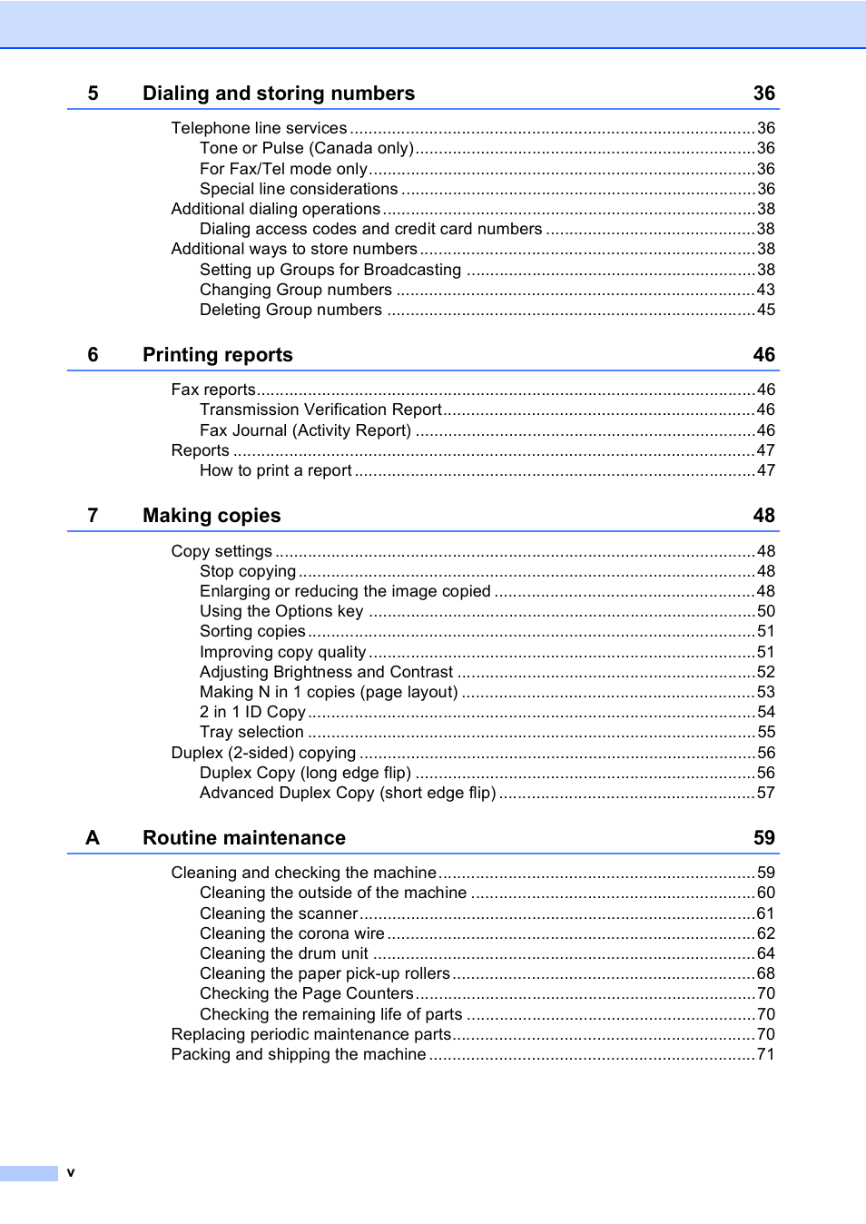 Brother MFC-8710DW User Manual | Page 6 / 93
