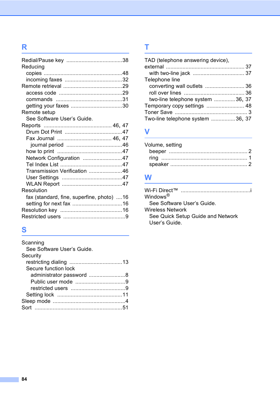 Brother MFC-8710DW User Manual | Page 92 / 93