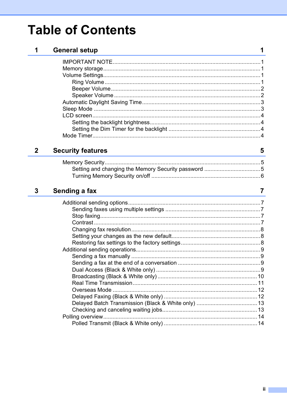 Brother MFC-J835DW User Manual | Page 3 / 82