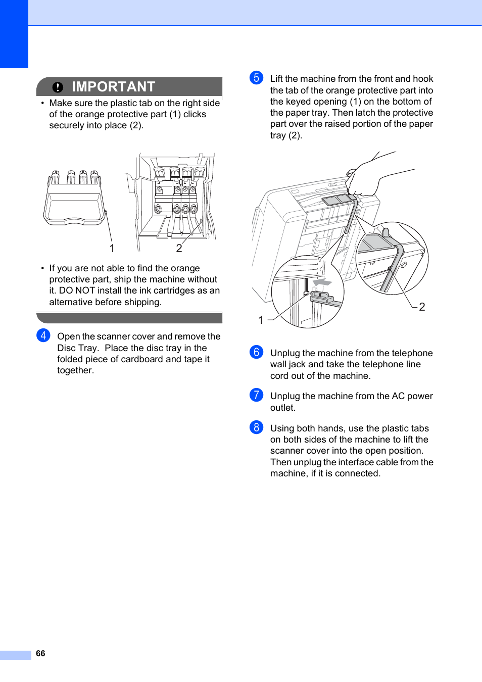 Important | Brother MFC-J835DW User Manual | Page 72 / 82