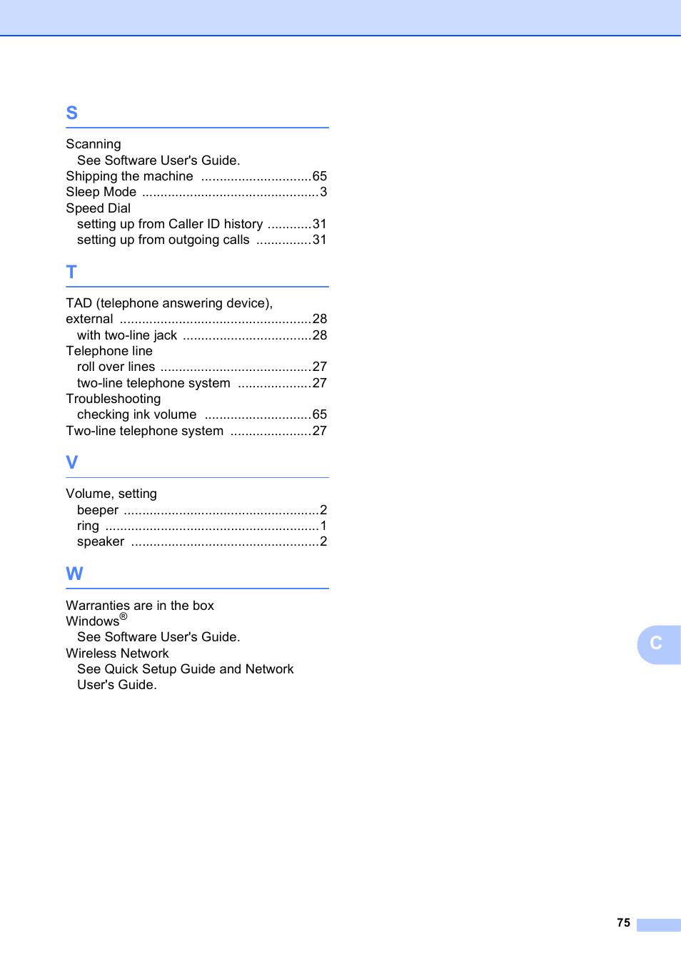 Brother MFC-J835DW User Manual | Page 81 / 82