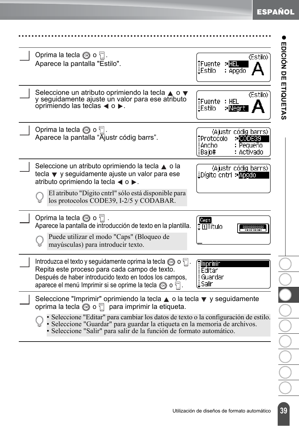 Brother PT-2100 User Manual | Page 123 / 161