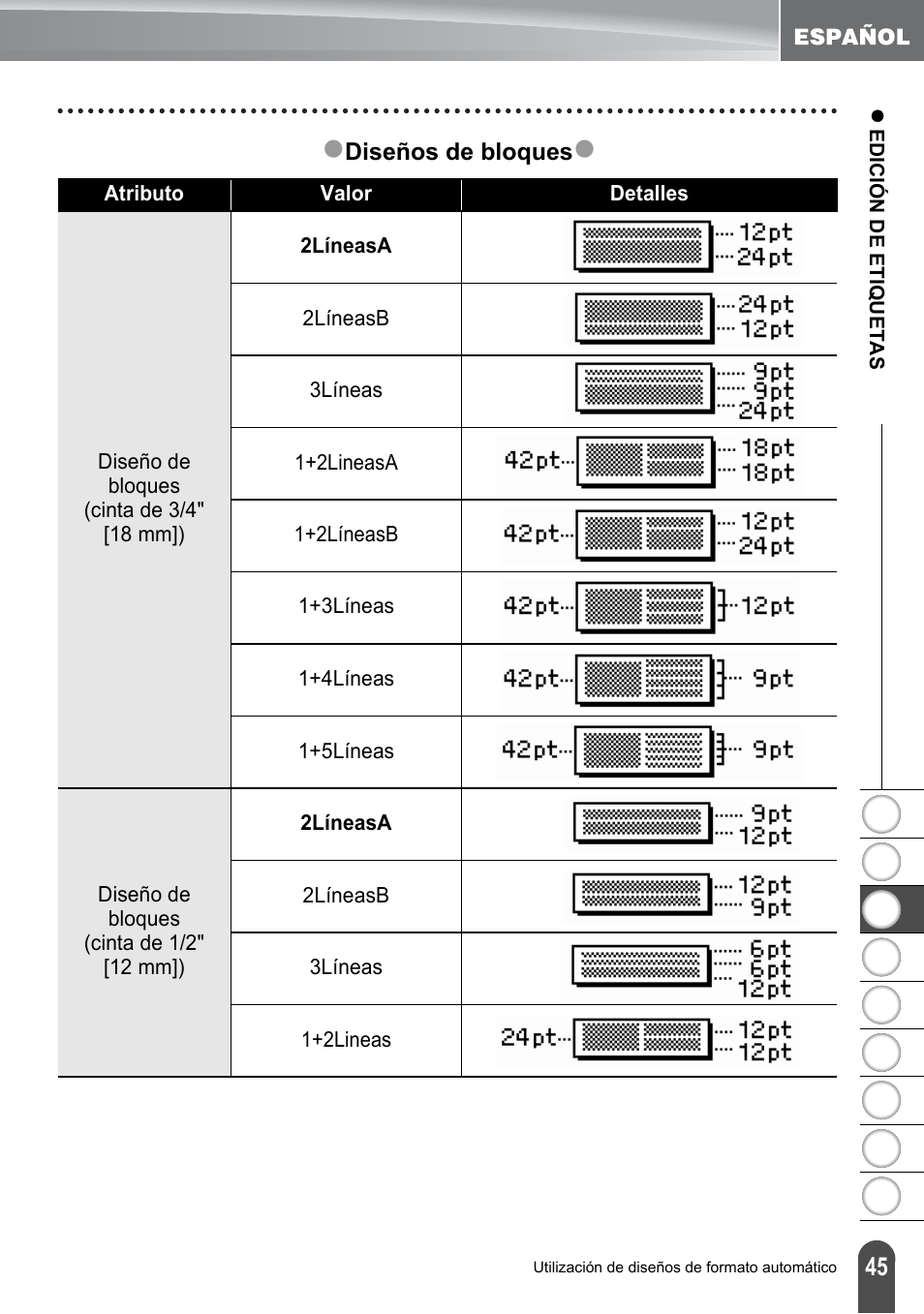 Brother PT-2100 User Manual | Page 129 / 161