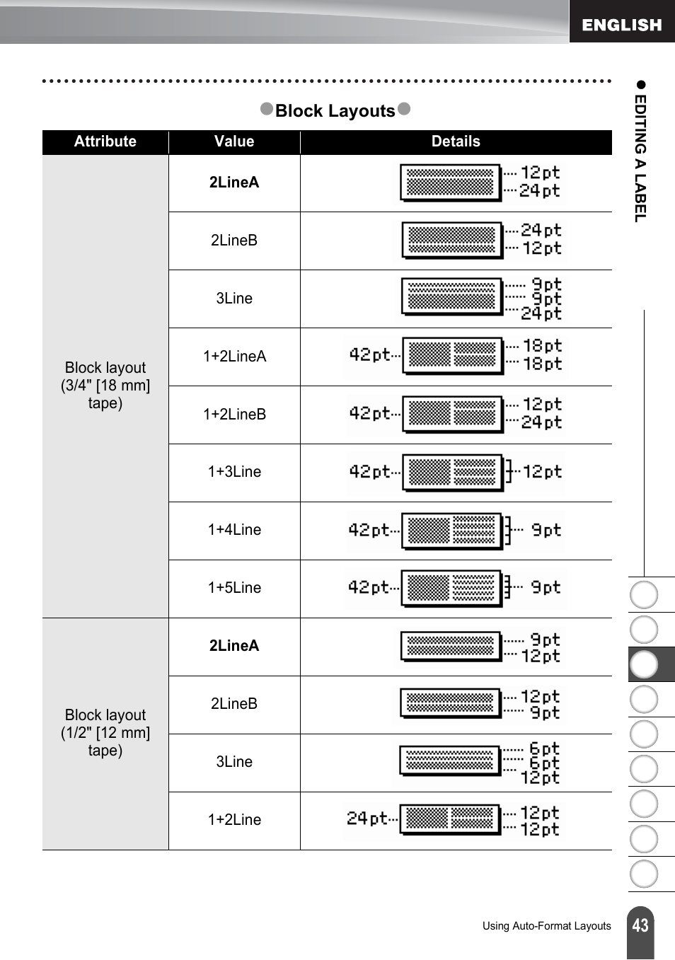 Brother PT-2100 User Manual | Page 49 / 161