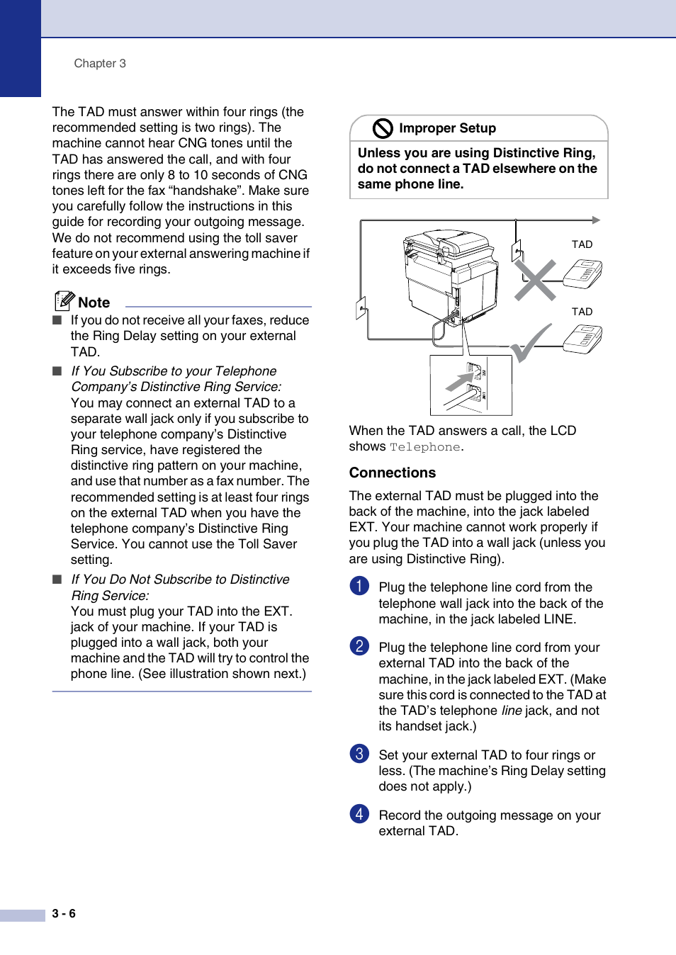 Connections | Brother MFC-9420CN User Manual | Page 41 / 195