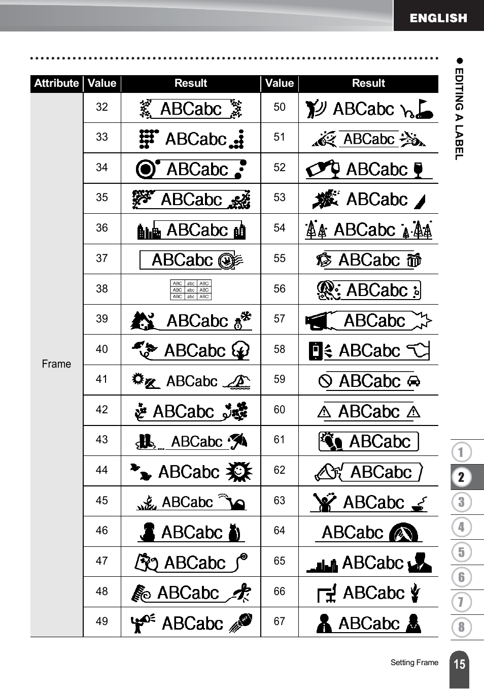 Brother PT-H500 User Manual | Page 16 / 62