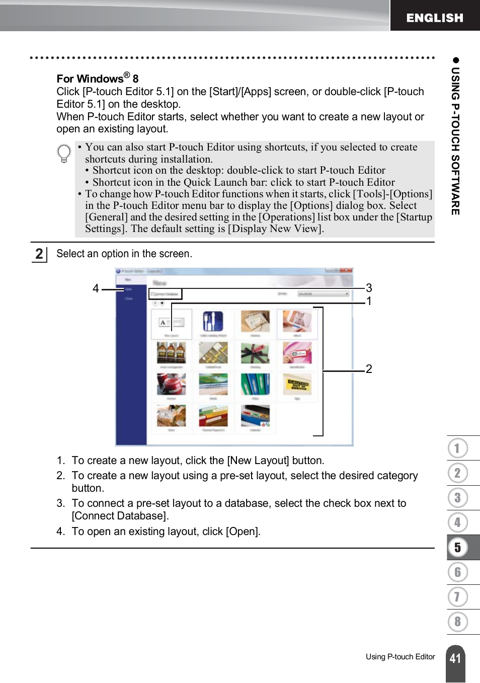 Brother PT-H500 User Manual | Page 42 / 62