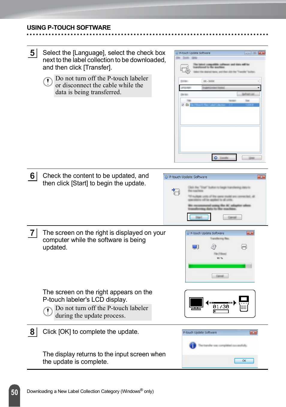 Brother PT-H500 User Manual | Page 51 / 62