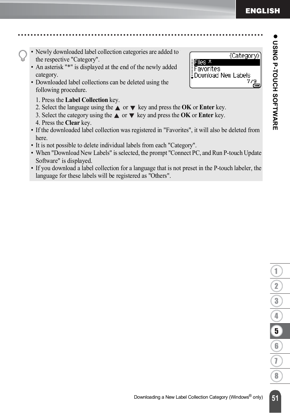 Brother PT-H500 User Manual | Page 52 / 62