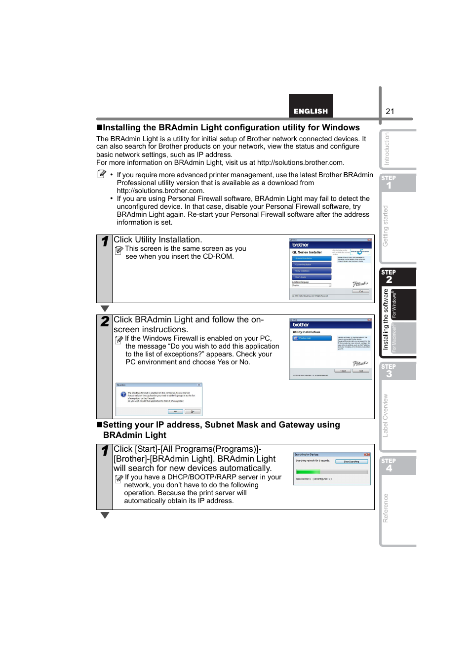 Brother QL-580N User Manual | Page 27 / 100