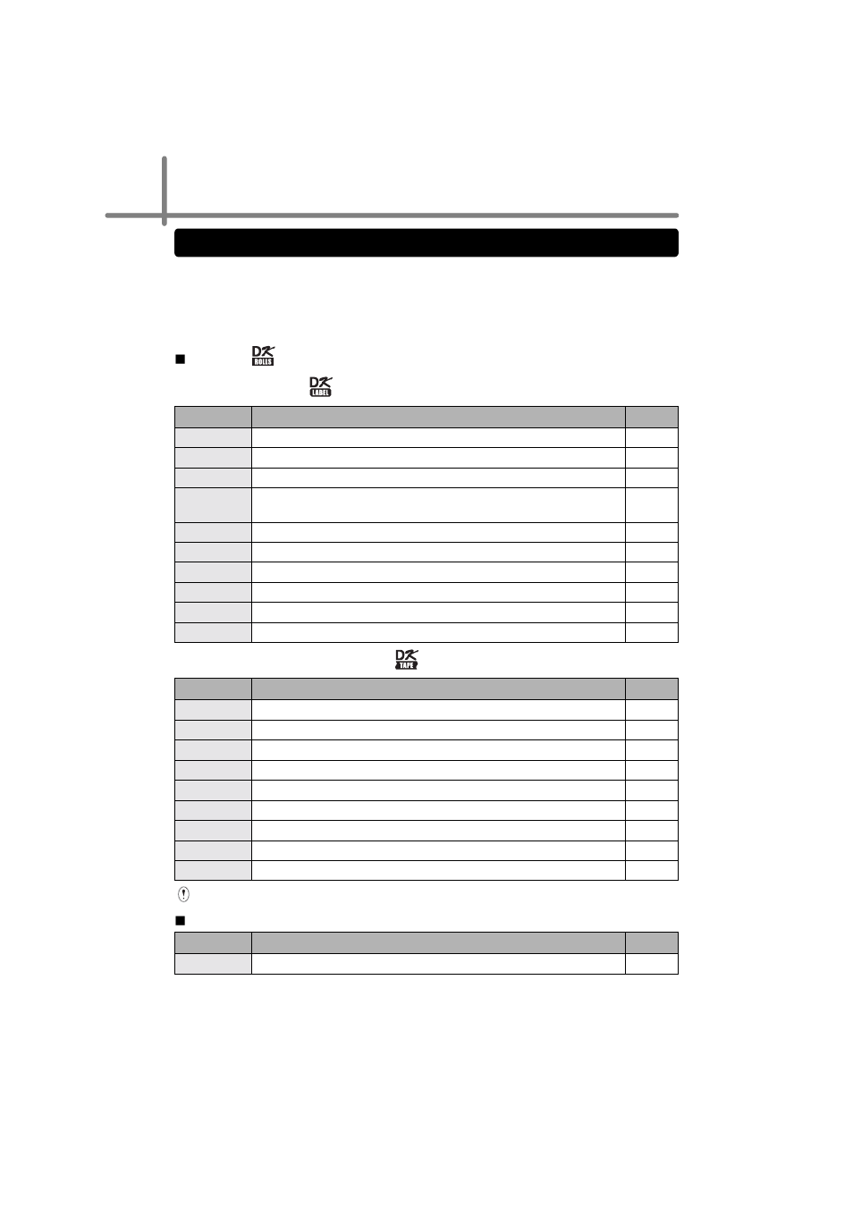 Accessories (for usa only), Dk die-cut label dk continuous length tape, Dk rolls | Cleaning sheet | Brother QL-580N User Manual | Page 46 / 100