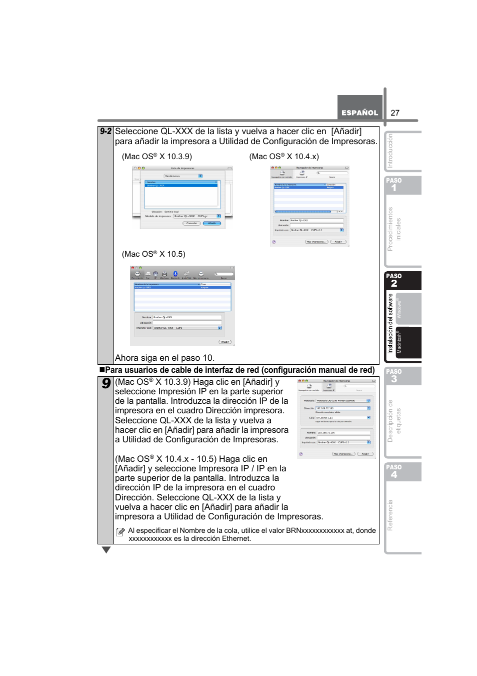 Brother QL-580N User Manual | Page 79 / 100