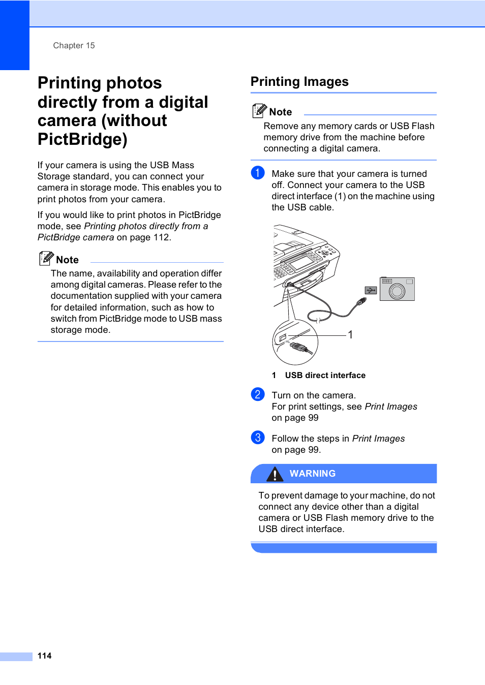 Printing images | Brother MFC-885CW User Manual | Page 130 / 218